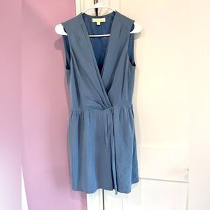 Erin Fetherston Blue Silk Dress